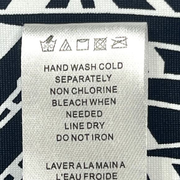 Tommy Bahama Size M Tropical Split Neck Spa Dress Swim Cover-up Activewear - Picture 8 of 8